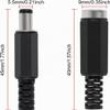 RUNCCI-YUN 24-Piece 5.5 x 2.1 mm DC Power Plug Set view 2