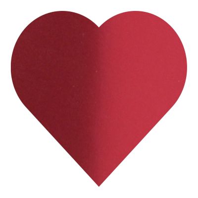 Goodtimes Metallic Heart Confetti, 3 cm, Satin Red, 100 g