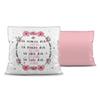 Mug-Print “Love” Pillow with Saying – Gift, Sweetheart view 3