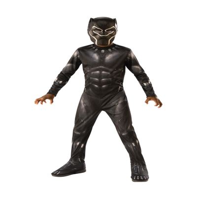 Rubie's I-700657L Official Classic Kids' Costume, Black Panther, Avengers 4: Endgame, Size L, Ages 7–8