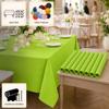Sensalux Nonwoven Tablecloths, 10-Piece Set, 1.18 x 2.5 m, Bordeaux, Wipe-Clean view 4