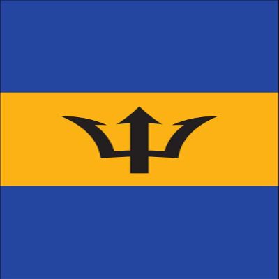 flaggenmeer Barbados Flag, 120 g/m, approx. 300 x 120 cm