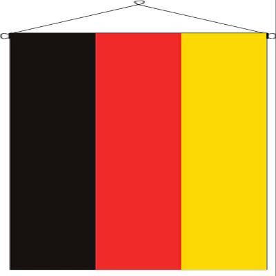 flaggenmeer Germany Flag Banner, Approx. 200 x 80 cm, with Banner Mounting
