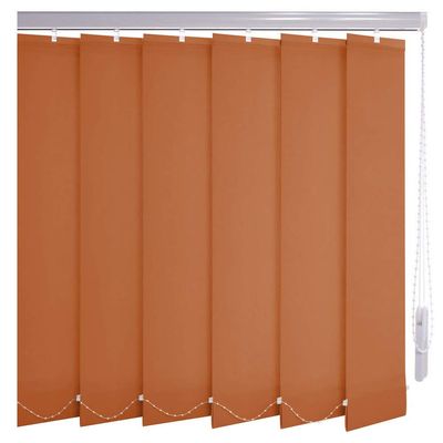 Sonnenschutz-HH Orange-Terracotta Vertical Blind, 365 x 145 cm