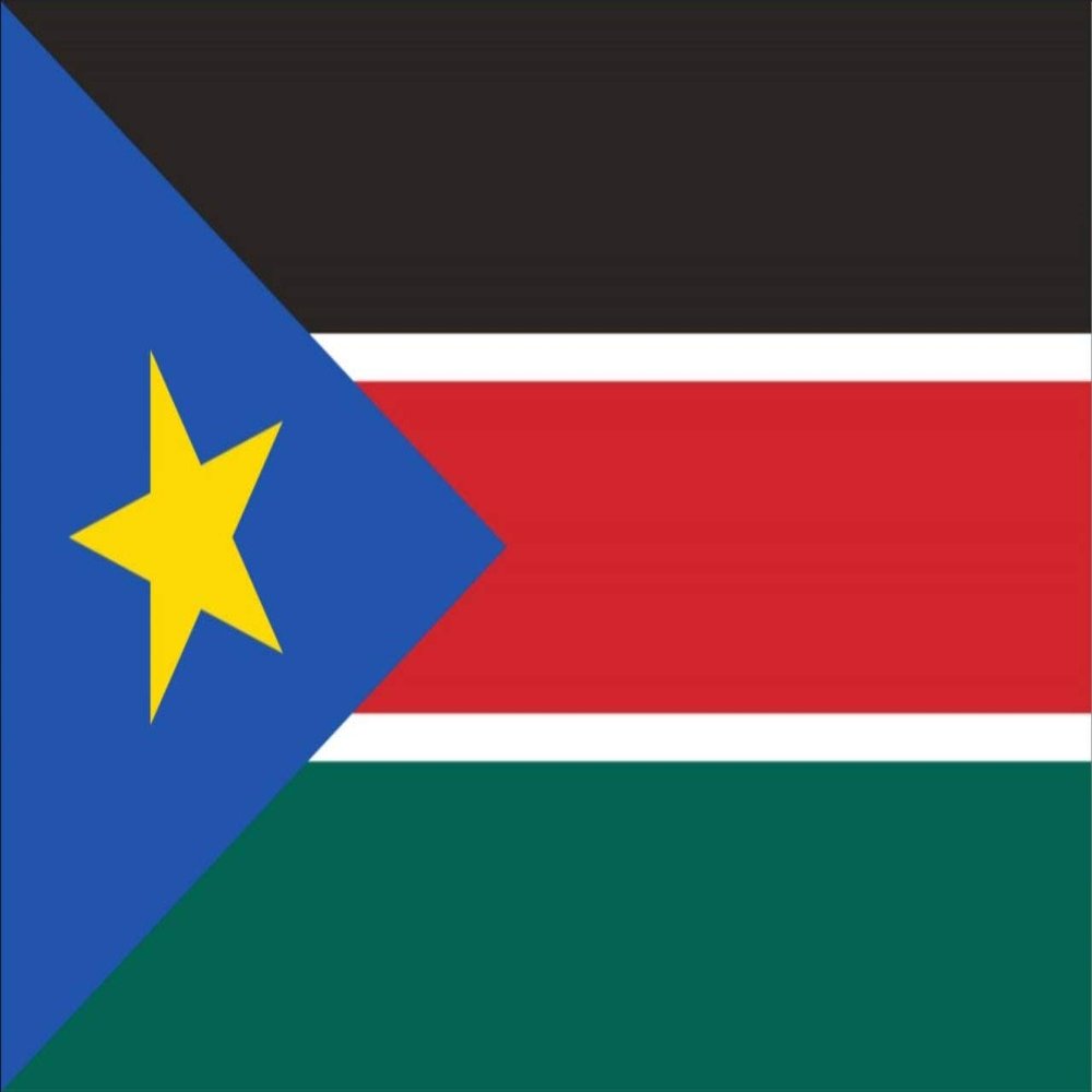 flaggenmeer South Sudan Flag, 120 g/m, approx. 30 x 45 cm