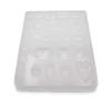 Vintageparts Large Silicone Mold with 30 Cabochon Shapes for DIY Jewelry and Sewing view 2