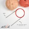 addi Square Circular Knitting Needles, 100 cm x 5.5 mm view 4