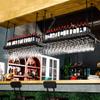 MU Bar Wine Rack, Hanging Stemware Holder, Shelf-Mounted Wine Glass Rack view 1