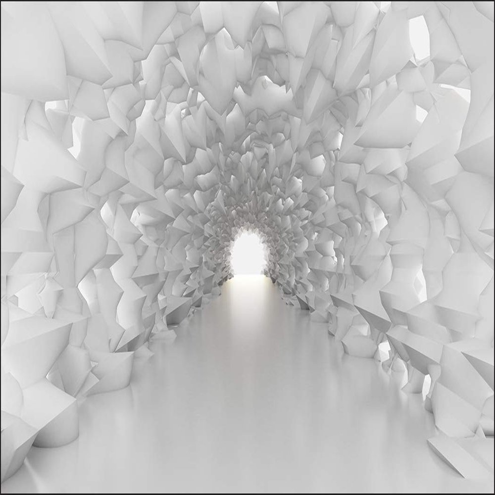 Muralo 3D Nonwoven Photo Wallpaper, Tunnel - 270 x 405 cm