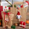 Logbuch-Verlag 12 Christmas Gnome Ornaments, 14 cm, Red Gray White view 2