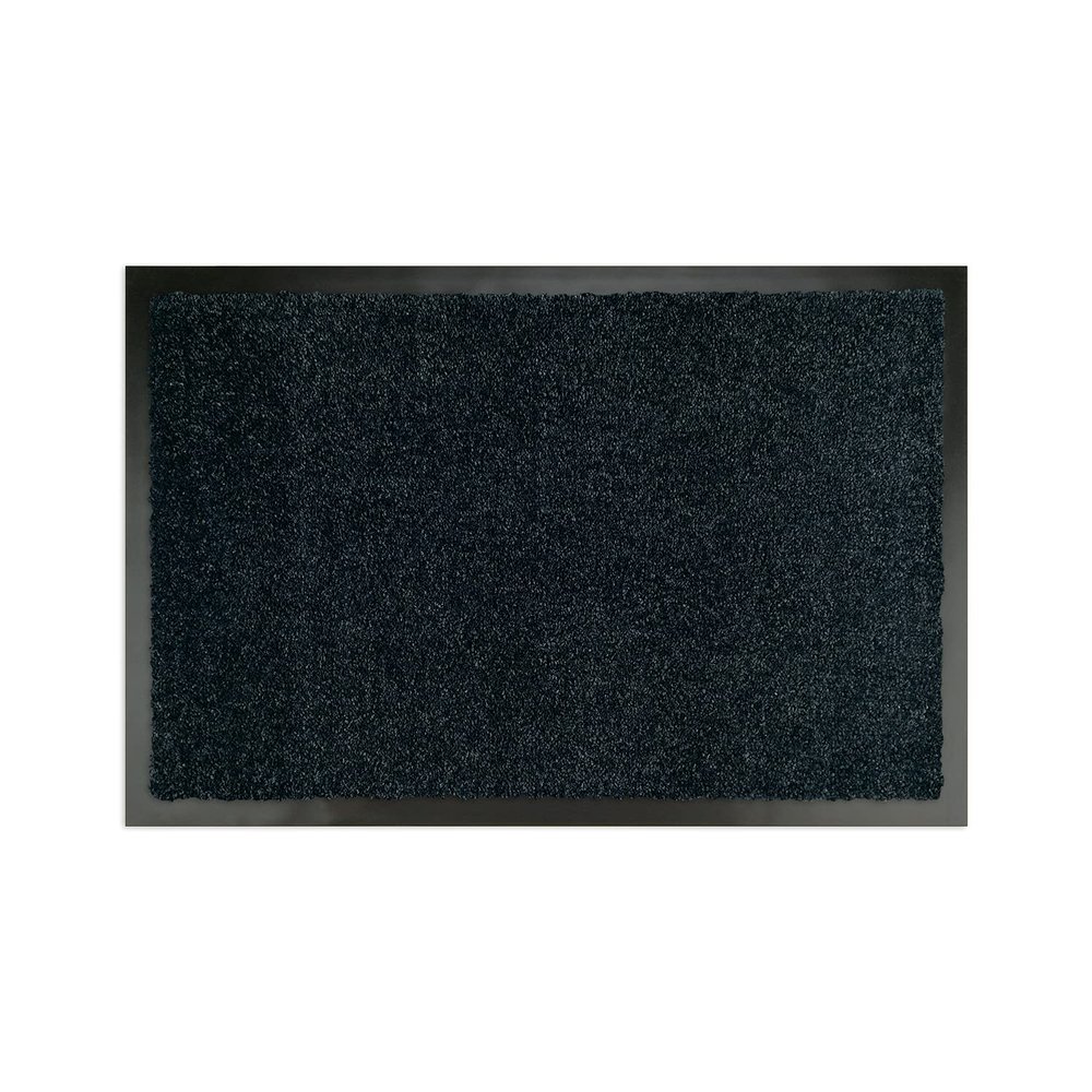 WohnDirect Doormat 78 x 150 cm, Black, XXL, Commercial, Non-Slip, Washable