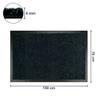 WohnDirect Doormat 78 x 150 cm, Black, XXL, Commercial, Non-Slip, Washable view 2