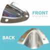 TuoP Stainless Steel Wire Cable Hole Vent Cover for Boats, S, 2 Pieces view 4