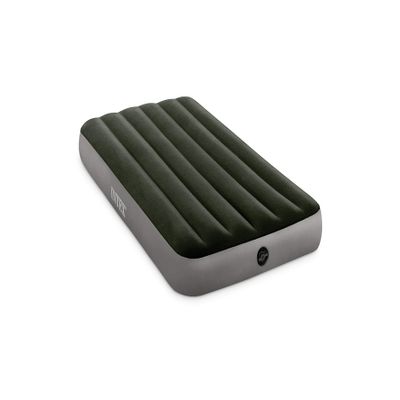 INTEX Dura-Beam Camping Air Mattress for 1 Person, 99 x 191 x 25 cm, 136 kg Max., Fiber-Tech (64107)