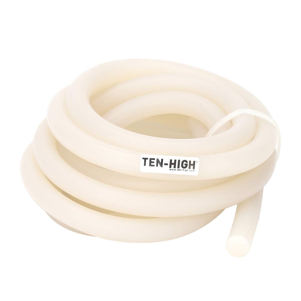 TEN-HIGH 5 m, 1 mm Diameter Round Solid Silicone Rubber Sealing Strip