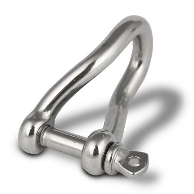 PROTECH 20-Pack Stainless Steel Shackles, 5 mm, for Wire Rope up to 10 mm