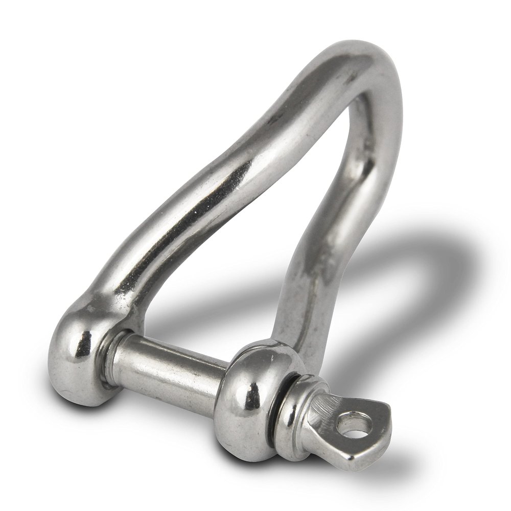 PROTECH 20-Pack Stainless Steel Shackles, 5 mm, for Wire Rope up to 10 mm