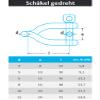 PROTECH 20-Pack Stainless Steel Shackles, 5 mm, for Wire Rope up to 10 mm view 2
