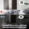 BGment Brown Blackout Curtains for Bedroom, 137 cm Long, 2 Panels view 4