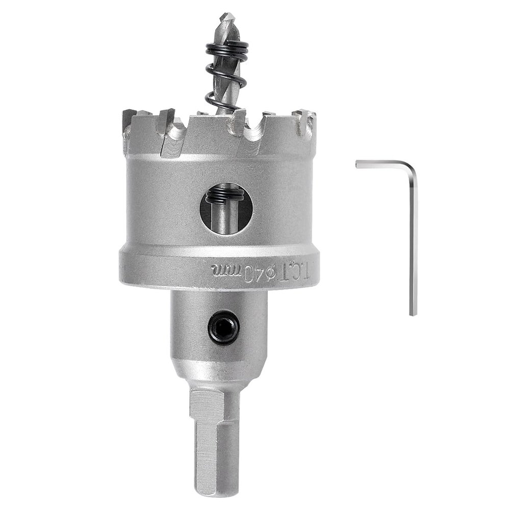 KATUR 40 mm TCT Carbide Hole Saw for Metal