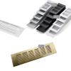 Pangyoo PYouo Small Air Vent, 2-Pack, 80 mm, Rectangular Aluminum, Gold/Black/Ivory view 3