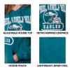 Ultra Game NFL Women's Fleece Pullover Hoodie, Team Color, Small view 4