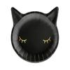 Black Cat Paper Plates, 22 x 20 cm, Set of 6 view 1