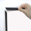 Schnapmatik Deluxe Picture Frame 26 x 46 cm, Glossy Black, White Backing, Anti-Glare Acrylic Glass view 1