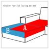 HC&WT Non-Slip Thickened Sofa Cover for Living Room, 1 Piece Plush Quilted Sofa Protector with Lace, Four-Season Universal Couch Cover (H, 70 x 210 cm/28 x 83 in) view 2