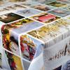 KEVKUS Oilcloth Tablecloth by the Meter 06150-00 Christmas Patchwork, Selectable Shape view 1