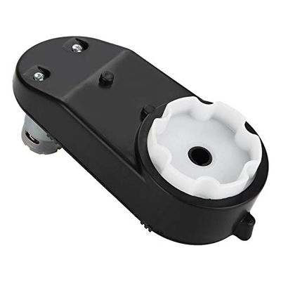 Motor Gearbox, Electric Motor Gearbox for Kids' Ride-On Car Toy (1 Pc), Black