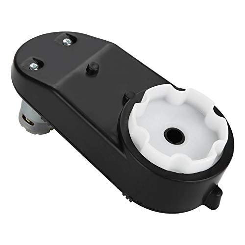 Motor Gearbox, Electric Motor Gearbox for Kids' Ride-On Car Toy (1 Pc), Black