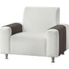 Erwin Müller Armrest Covers, 2-Pack, Taupe, 50 x 70 cm view 2