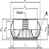 Spring-Loaded Pressure Piece, Double-Sided | d1 = 2.5 mm | 22090.0025 view 2
