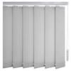 Sonnenschutz-HH Made-to-Measure Gray Linen-Look Vertical Blind with Stripes, 215 x 140 cm, 127 mm Slats view 1