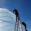 WGE Greenhouse Polyethylene Film, 5 m (16.4 ft) Wide, 2–50 m Long, Transparent Plastic Sheeting, 5 × 3 m view 2