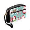 Pencil Case with Deer Antlers, PU Leather, Zipper, for Stationery and Makeup, 20.5 x 5 x 8.5 cm / 8.1 x 2 x 3.3 in, Style 09 view 3