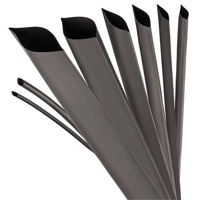 ISOLATECH Heat Shrink Tubing 80 mm x 3 m, 3:1, Black, Non-Adhesive