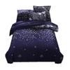 Sparkling Star Galaxy 3-Piece Duvet Cover Set with Pillowcases, Black, 200 x 230 cm view 1