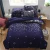 Sparkling Star Galaxy 3-Piece Duvet Cover Set with Pillowcases, Black, 200 x 230 cm view 2