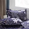 Sparkling Star Galaxy 3-Piece Duvet Cover Set with Pillowcases, Black, 200 x 230 cm view 3