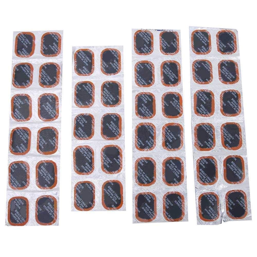 Ginyia Bicycle Tire Patches, 48-Piece Inner Tube Repair Kit