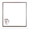 myposterframe Atlas Picture Frame 69 x 85 cm, Brown Plastic, with 1 mm Matte Acrylic Glazing view 2