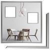myposterframe Atlas Picture Frame 78 x 90 cm, Plastic, 90 x 78 cm, Silver, with 1 mm Clear Acrylic Glazing view 1