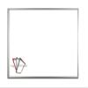 myposterframe Atlas Picture Frame 78 x 90 cm, Plastic, 90 x 78 cm, Silver, with 1 mm Clear Acrylic Glazing view 2