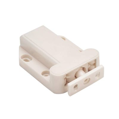 MroMax Push-to-Open Cabinet and Drawer Touch Latch, Beige, 1 Piece