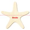 Wooden Starfish – Decorative Cutout, 30 cm, Pack of 10 view 3