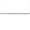 1x Natural Goods Berlin Pipe GARD Swing Hanging Garment Rack, Industrial Vintage, Ceiling-Mounted on 5 m Adjustable Rope, Water Pipe Fittings, DIY, 120 cm, White Rope view 1