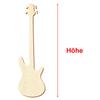 Wooden Bass Guitar Decor Cutouts, 5–50 cm (46 cm), 100-Pack view 3