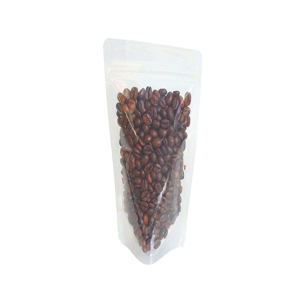 PGV Transparent LDPE Stand-Up Pouches/DOYPACKS (100 pcs, 130 x 225 mm)